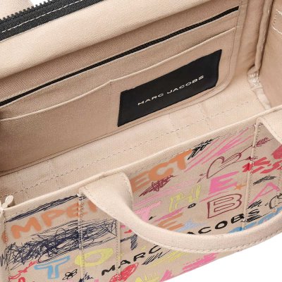 THE PUNK SCRIBBLE CANVAS MEDIUM TOTE BAG